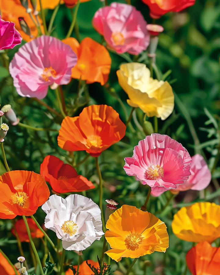 Mixed Double Flowering Samen (Eschscholzia californica) – einjährige Blume