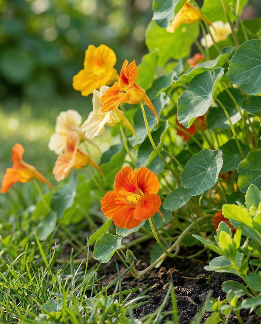 Nasturcja pnąca Jewel Of Africa (Tropaeolum majus) – nasiona jednorocznej rośliny pnącej od SeedsChoice