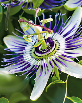 Żerriegħa Passiflora Caerulea Fjura tal-Passjoni Rampikanti Blu