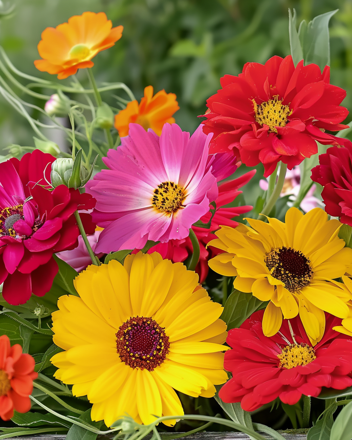 Sementes de Picking Colourful Bouquet Mix Cut – flor anual