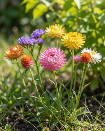 Mistura perene para buquês secos coloridos – sementes de flor anual da SeedsChoice