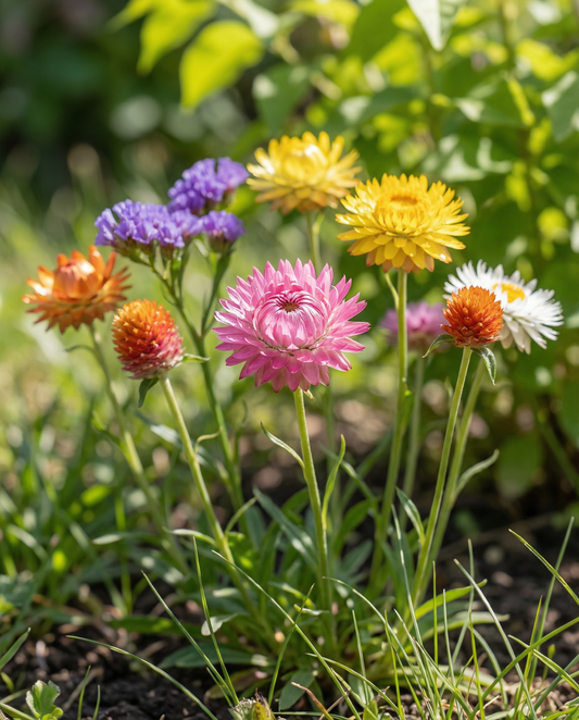 Everlasting Mix For Dried Bouquets Colourful – einjährige Blumensamen von SeedsChoice