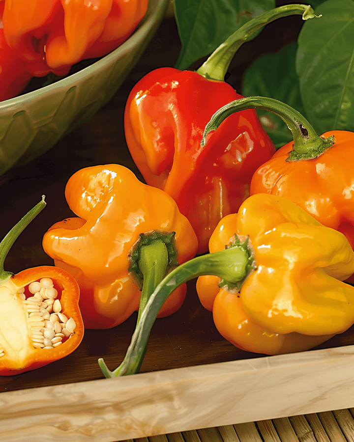 Żrieragħ tat-Taħlita tal-Bżar Habanero (Capsicum chinense) – ħaxix annwali