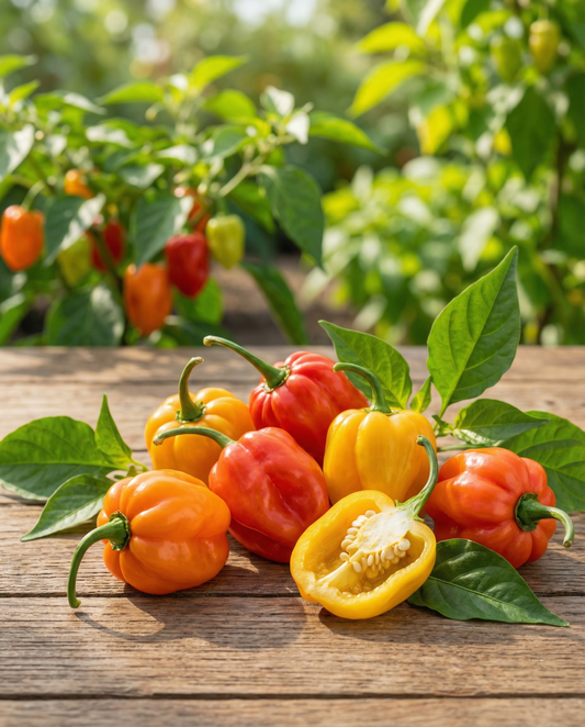 Taħlita tal-Bżar Habanero (Capsicum chinense) – żrieragħ tal-ħaxix annwali minn SeedsChoice