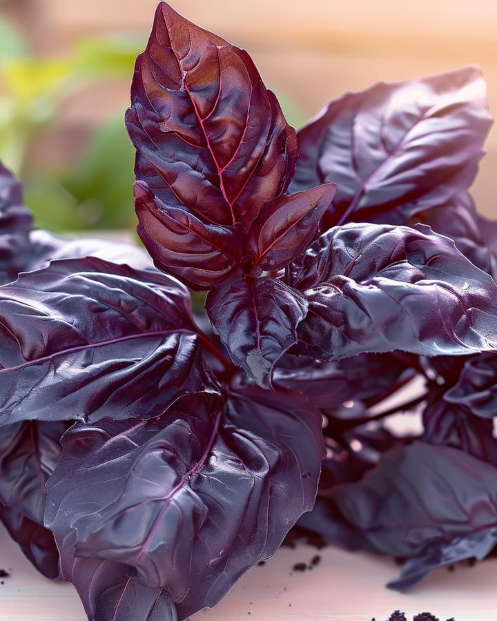 Basil Red Lizzy seeds (Ocimum basilicum) – annual herb