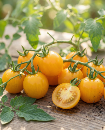 Cherry Tomato Cereza Amarilla (Solanum lycopersicum) – semi di verdure annuali da SeedsChoice
