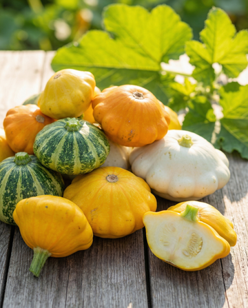 Patisson Colour Scallopini (Cucurbita pepo) – żrieragħ taħlita annwali minn SeedsChoice