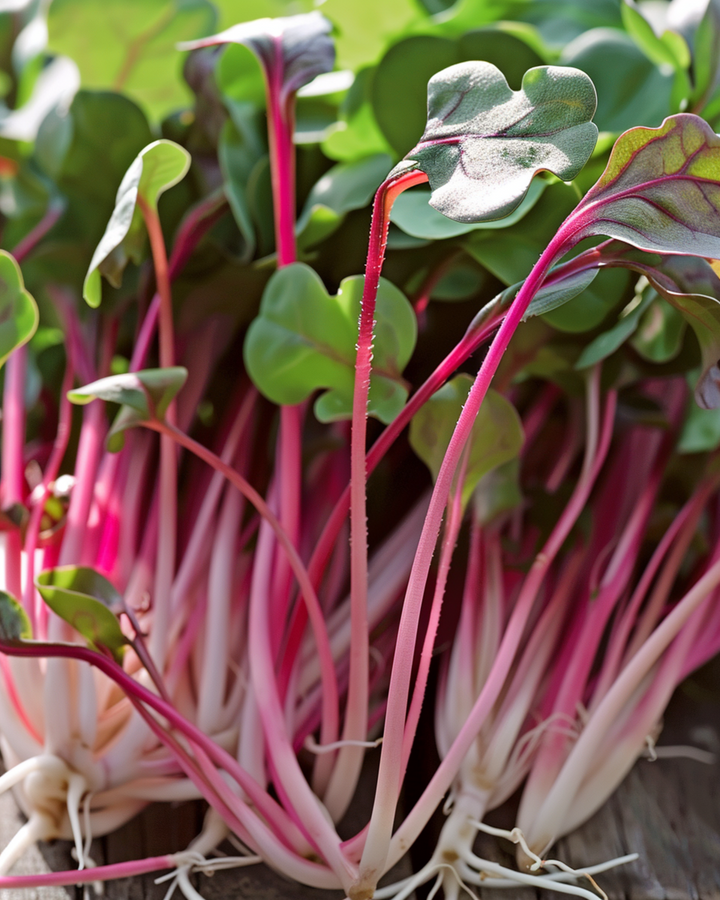 Żerriegħa Ravanell Daikon Red Microgreens (Raphanus sativus) – microgreens annwali