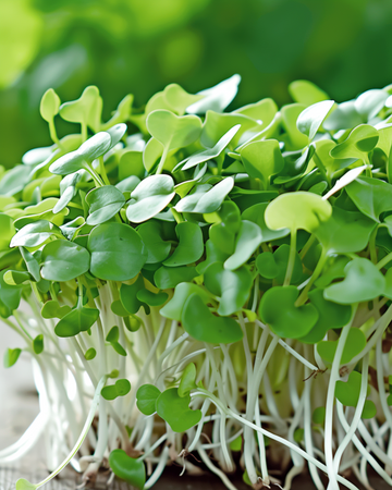 Mizuna Microgreens frø (Brassica rapa) – etårige microgreens