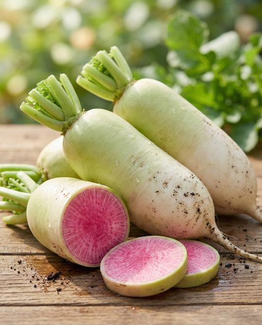 Ravanell Ċiniż Red Impression F1 (Raphanus sativus) – żerriegħa tal-ħaxix annwali minn SeedsChoice