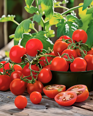 Semi di pomodoro da vaso Gourmandise Red Cherry (Solanum lycopersicum) – ortaggio annuale