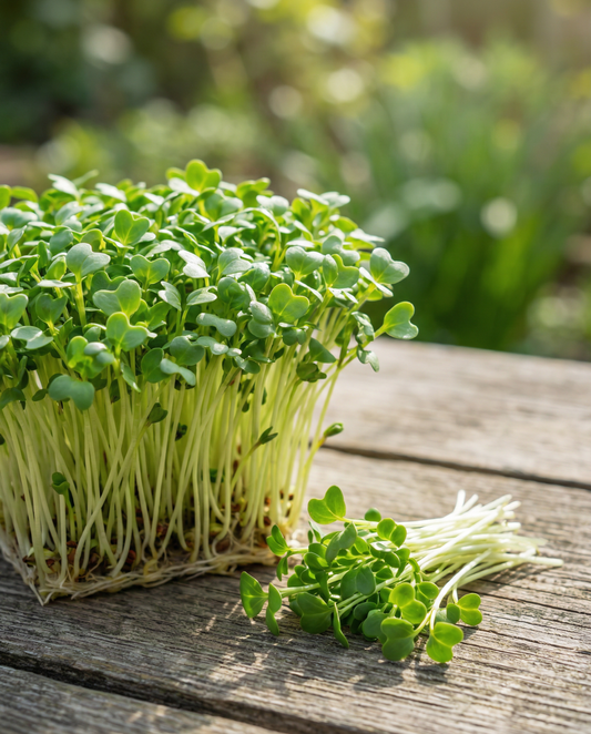 Cress Sprouting (Lepidium sativum) – organic annual sprouting seeds from SeedsChoice