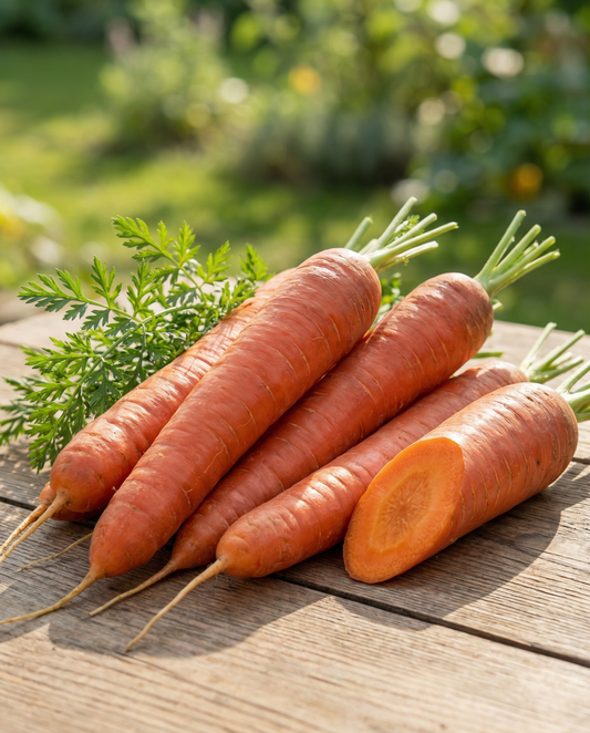 Cenoura de Inverno Flakkee 2 Peletizada (Daucus carota) – sementes de hortícola anual da SeedsChoice