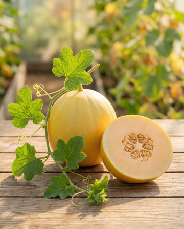 Melon pnący Rampicante Zuccherino (Cucumis melo) – nasiona jednorocznej rośliny pnącej od SeedsChoice