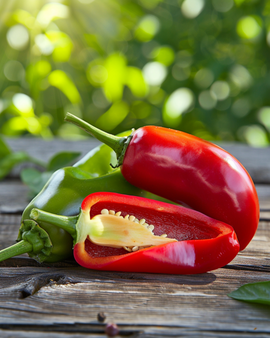 Sød italiensk peber frø Capsicum annuum tidlig sort