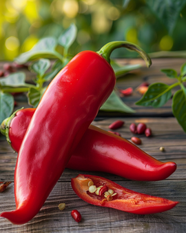 Corno Rosso peberfrø Capsicum Annuum enårig sort