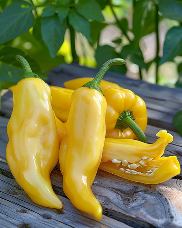 Graines de poivron Corno Giallo (Capsicum annuum) – légume annuel