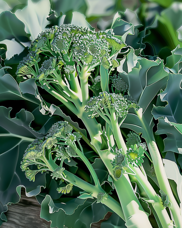 Żerriegħa tal-brokkoli li joħroġ Spigariello Late (Brassica oleracea) – żerriegħa li toħroġ