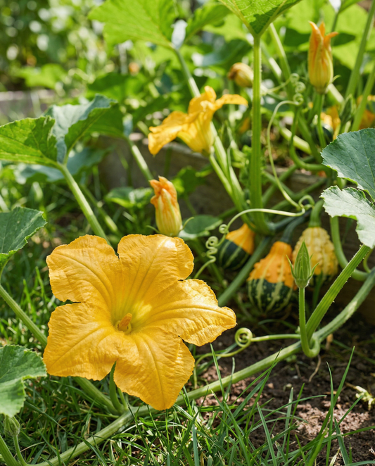 Calabaza ornamental Autumn Decor (Cucurbita pepo) – semillas anuales en mezcla de SeedsChoice