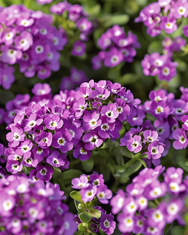 Hvid stenurtfrø Royal Carpet Lobularia maritima etårig