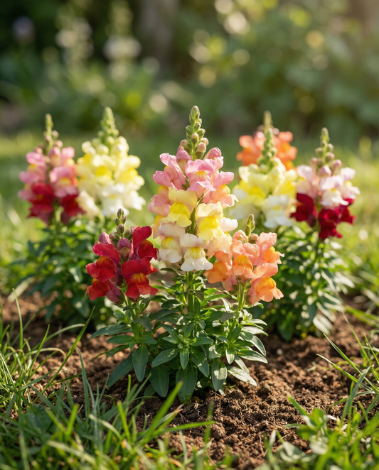 Boca de dragón Tom Thumb enano mezcla (Antirrhinum majus) – semillas de mezcla anual de SeedsChoice