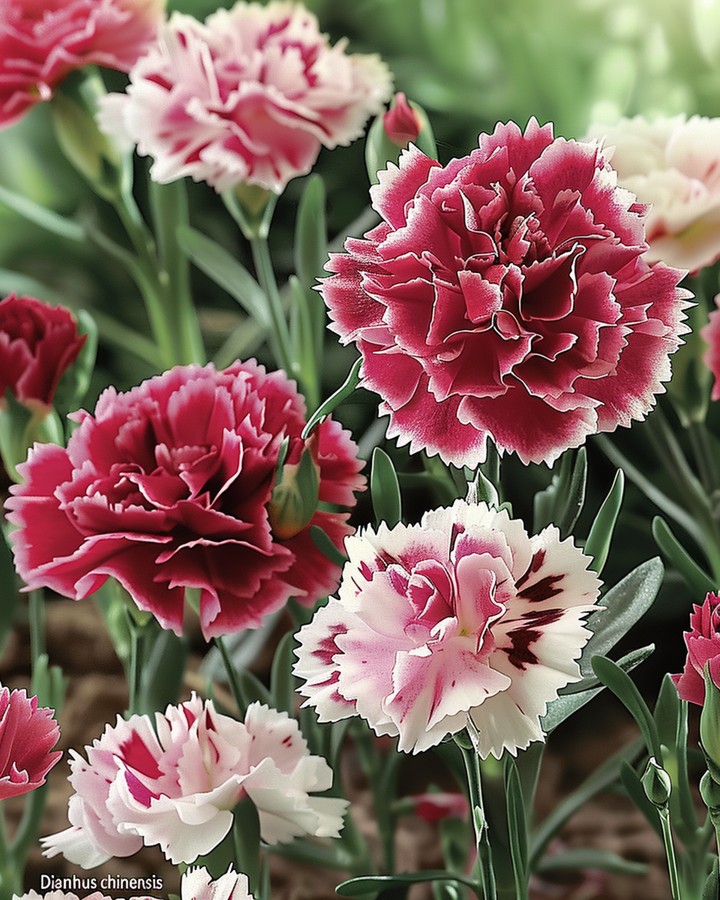 Nasiona Indian Pinks Double Mix (Dianthus chinensis) – kwiat jednoroczny