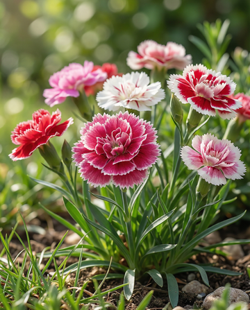 Indian Pinks Double Mix (Dianthus chinensis) – semillas de flor anual de SeedsChoice