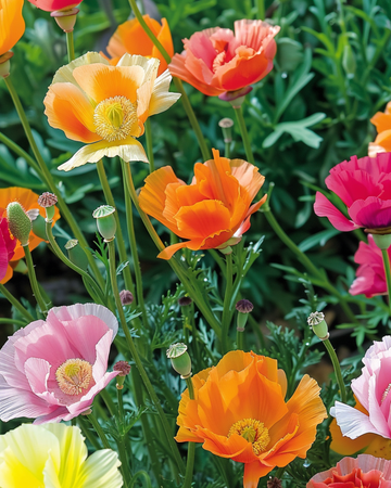Double Flowered Mix Samen (Eschscholzia californica) – einjährige Blume