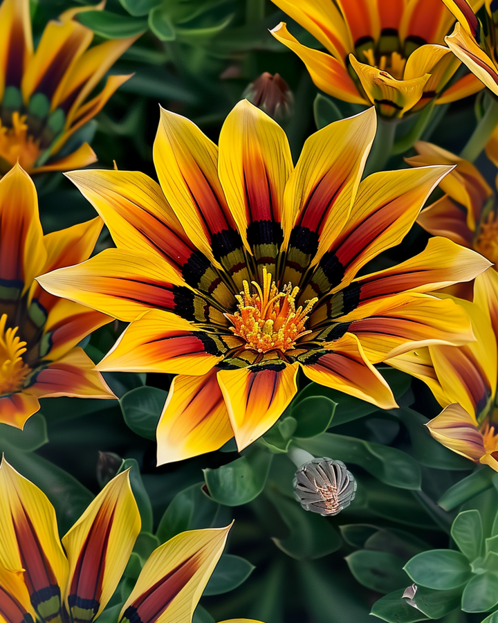 Treasure Sunshine Mix frön (Gazania splendens) – ettårig blomma