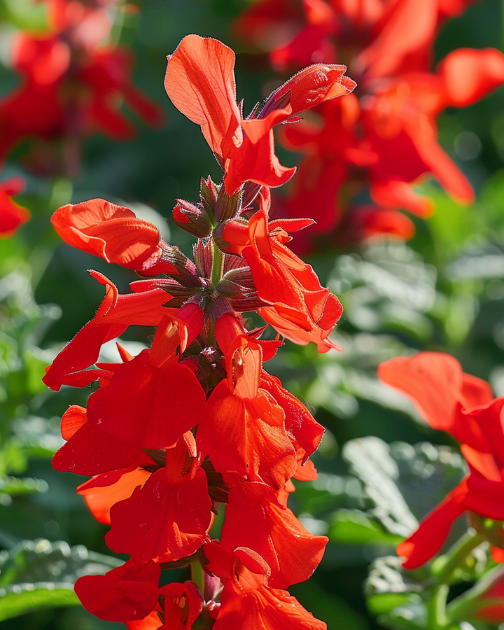 Nasiona St. John's Fire (Salvia splendens) – kwiat jednoroczny