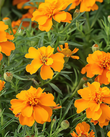 Orange Gem zaden (Tagetes tenuifolia) – eenjarig bloemenzaad