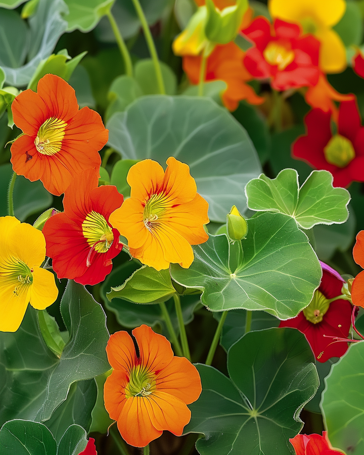 Nasiona nasturcji Mixed Single (Tropaeolum majus) – jednoroczny kwiat
