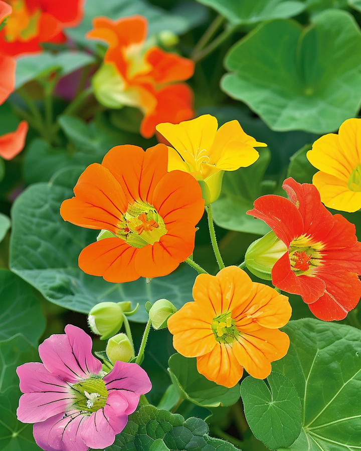 Nasiona nasturcji Tom Thumb (Tropaeolum majus) – kwiat jednoroczny
