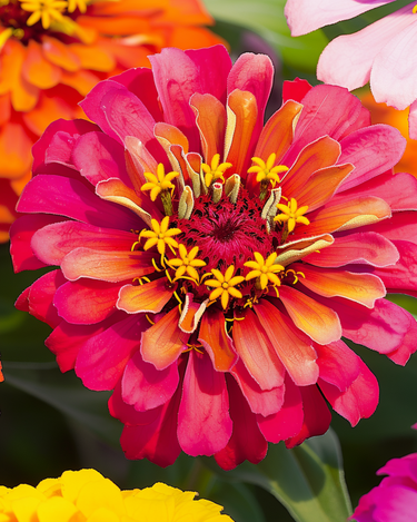 Graines de Chrysanthemum Flowered Mix (Zinnia elegans) – fleur annuelle