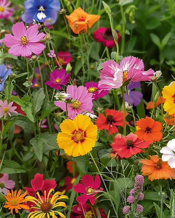Schmetterlingsgarten-Mischung für Schmetterlinge und Bienen Saatgut – einjährige Blumenmischung