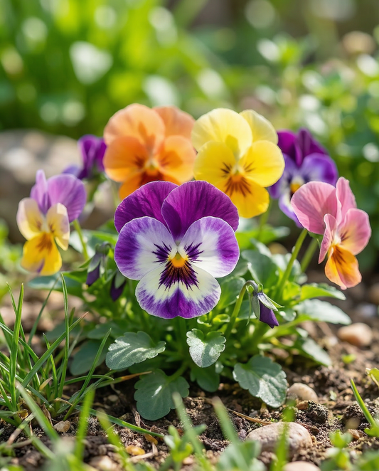 Viola del pensiero Trimardeau Mixed (Viola wittrockiana) – semi di fiori biennali da SeedsChoice