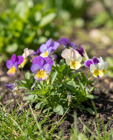Pensée Bambini Mixed (Viola cornuta) – graines de fleurs bisannuelles de SeedsChoice
