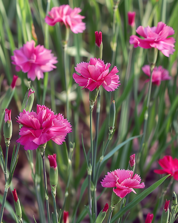 Żrieragħ tal-Maiden Pink Carmine Rose (Dianthus deltoides) – perenni