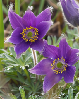 Żerriegħa tal-Fjura Pasque Pulsatilla Vulgaris Perenni