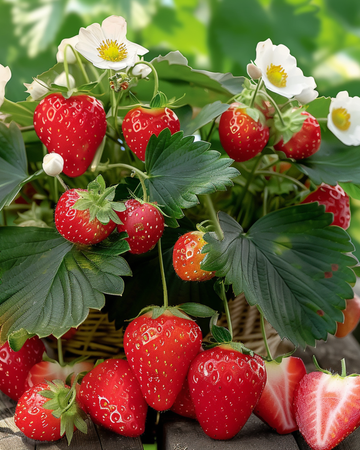 Strawberry Rainbow Treasure F1 seeds (Fragaria ananassa) – perennial