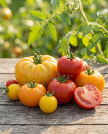 Pomidor Mixed Colours Mix (Solanum lycopersicum) – nasiona jednorocznych warzyw od SeedsChoice