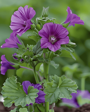 Semillas de malva (Malva sylvestris) – hierba perenne