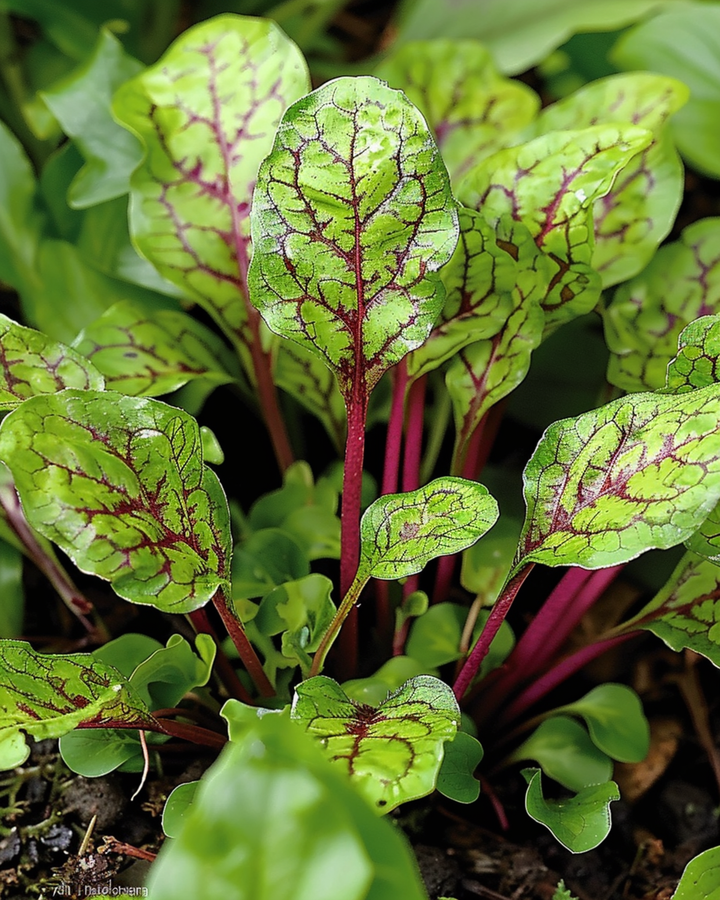 Red Veined Sorrel seeds (Rumex sanguineus) – perennial herb