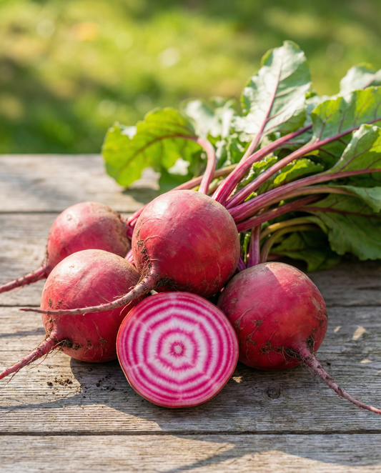 Chioggia rødbede (Beta vulgaris) – frø til enårig grøntsag fra SeedsChoice