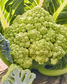 Green Cauliflower Seeds Brassica Oleracea Annual White Gold F1