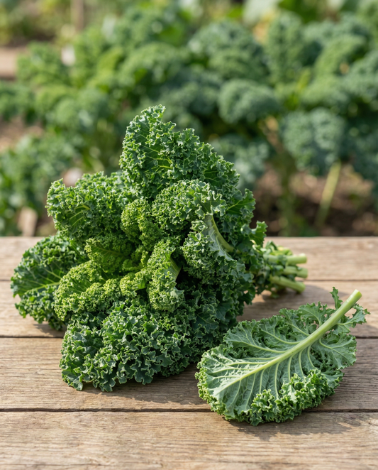 Curly Kale Borecole (Brassica oleracea) – annual vegetable seeds from SeedsChoice