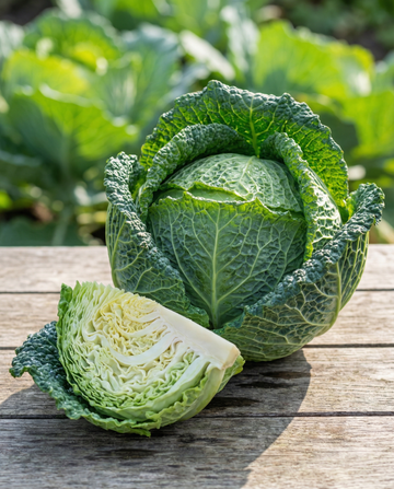 Savoy Cabbage Winterking 2 Winter (Brassica oleracea) – annual vegetable seeds from SeedsChoice