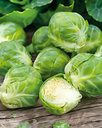 Rosenkohl Groninger Winter Harvest Samen (Brassica oleracea) – einjährig