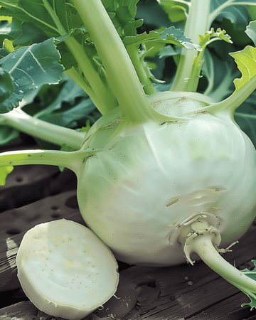 Kohlrabi Lanro Samen (Brassica oleracea) – einjähriges Gemüse