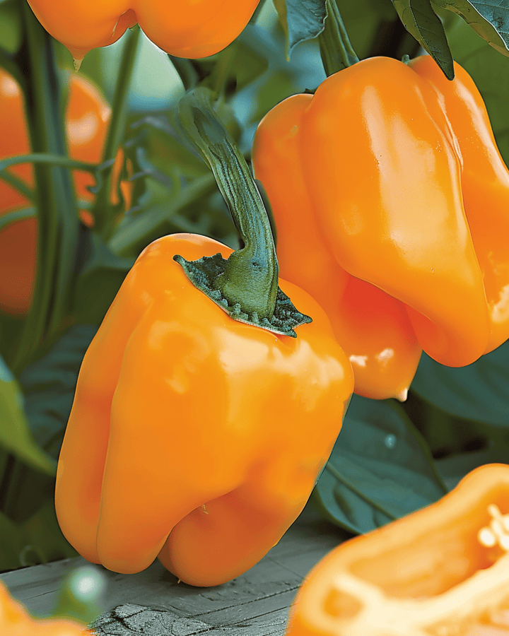 Sementes de pimento doce Orange Horizon (Capsicum annuum) – legume anual